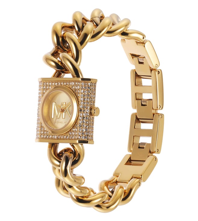 Michael Kors Chain Lock Analog Watch for Women MK4711 - KRISHNA WATCH COMPANY