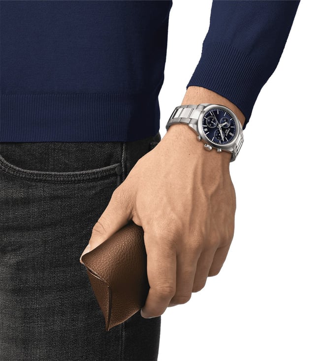 Tissot T-Classic Swiss Quartz Chronograph Men 40 mm T1504171104100 - KRISHNA WATCH COMPANY