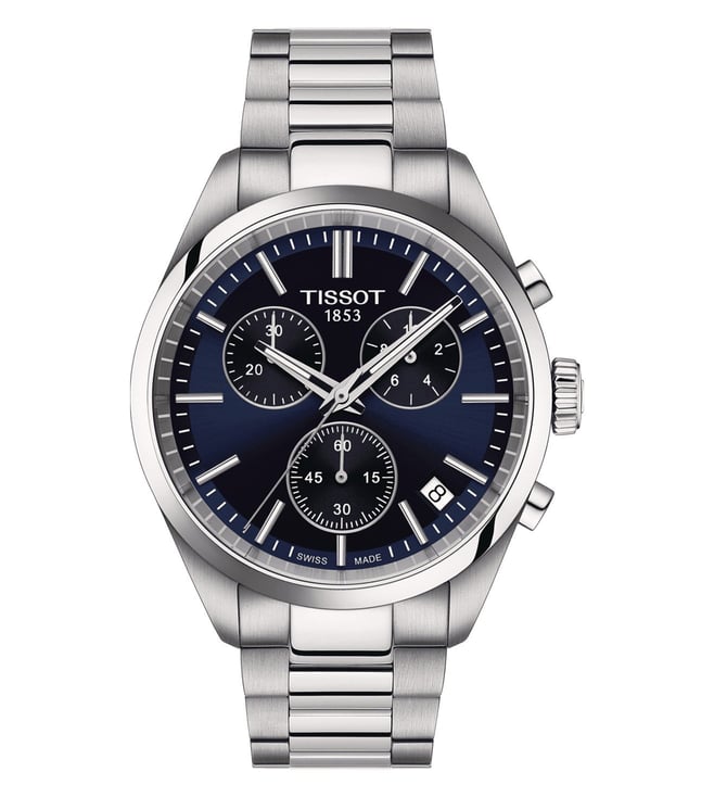 Tissot T-Classic Swiss Quartz Chronograph Men 40 mm T1504171104100 - KRISHNA WATCH COMPANY