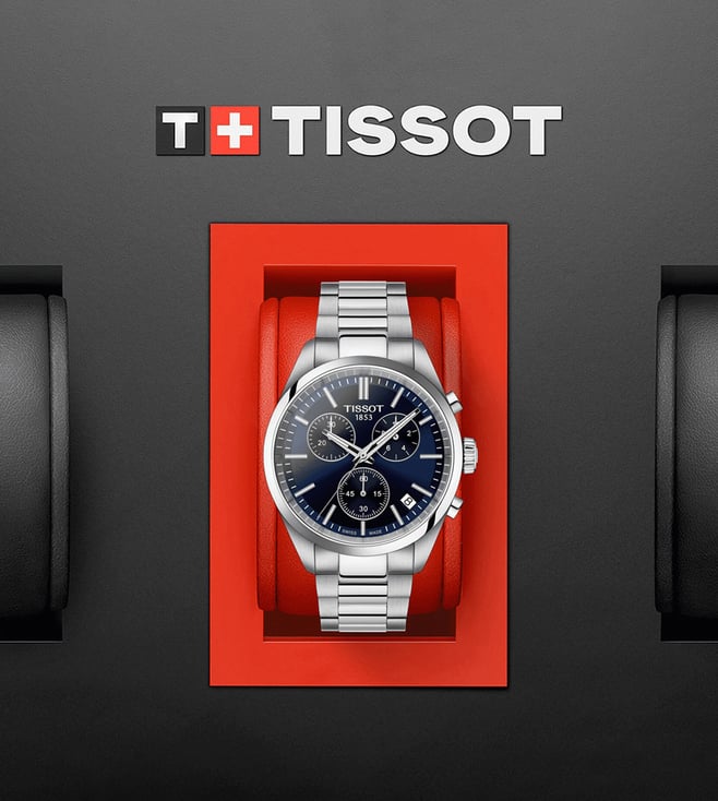 Tissot T-Classic Swiss Quartz Chronograph Men 40 mm T1504171104100 - KRISHNA WATCH COMPANY