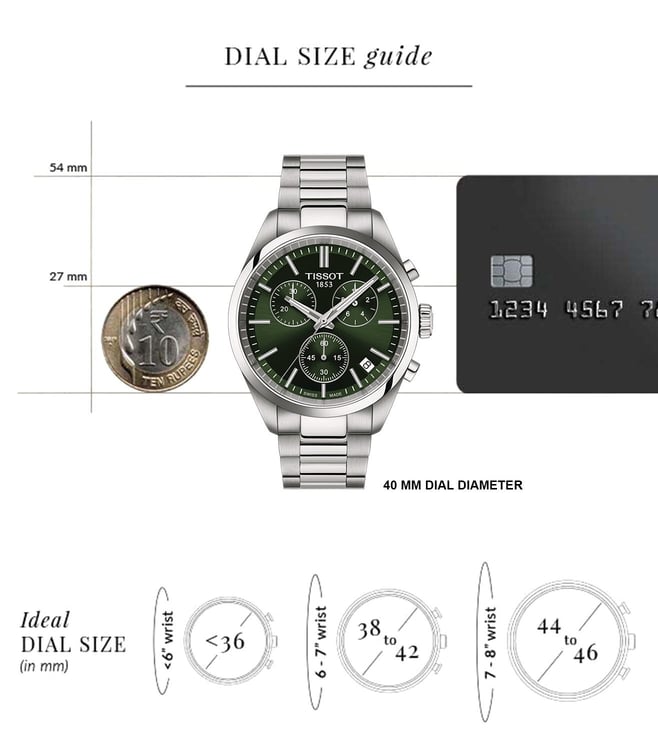 Tissot T-Classic Swiss Quartz Chronograph Men - T1504171109100 - KRISHNA WATCH COMPANY