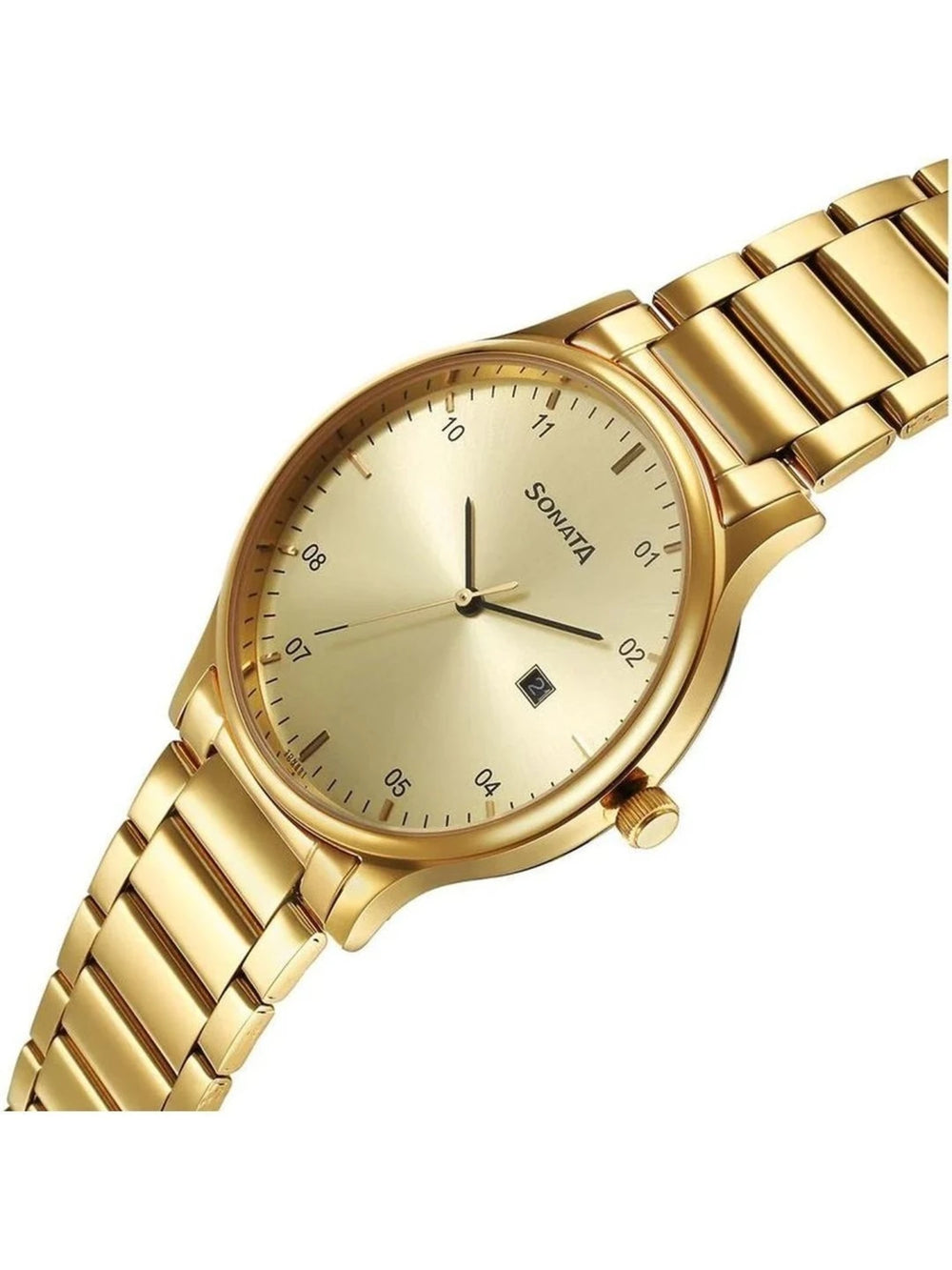 Sonata Essen Analog Watch for Men NS77105YM03 - KRISHNA WATCH COMPANY