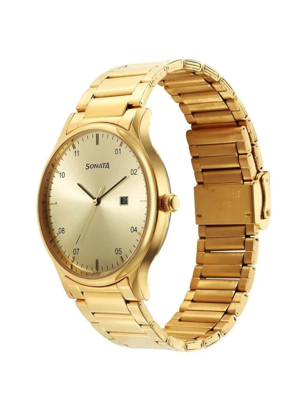 Sonata Essen Analog Watch for Men NS77105YM03 - KRISHNA WATCH COMPANY