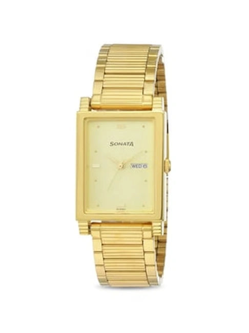Sonata Analog Watch for Men 7058YM05 - KRISHNA WATCH COMPANY