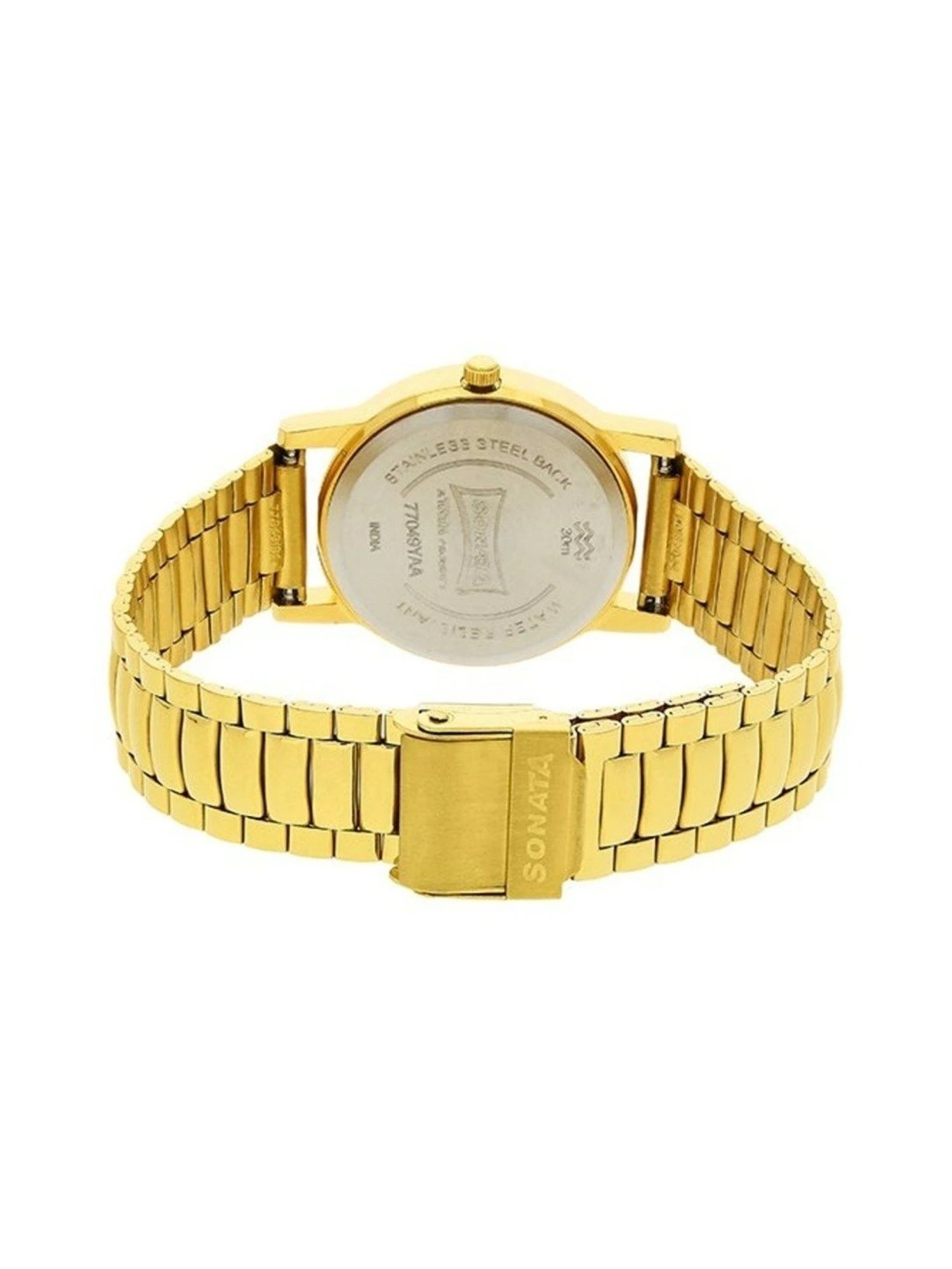 Sonata Astra Analog Watch for Men NS77049YM01 - KRISHNA WATCH COMPANY