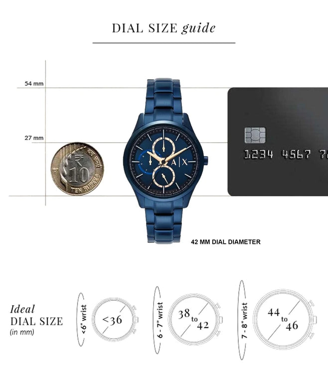ARMANI EXCHANGE Dante Analog Watch for Men AX1881 - KRISHNA WATCH COMPANY
