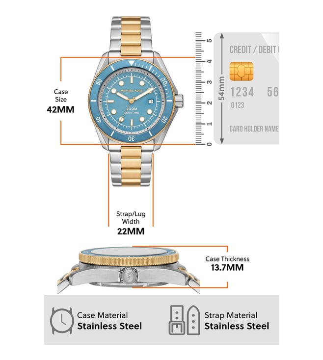 Michael Kors Maritime Analog Watch for Men MK9169 - KRISHNA WATCH COMPANY