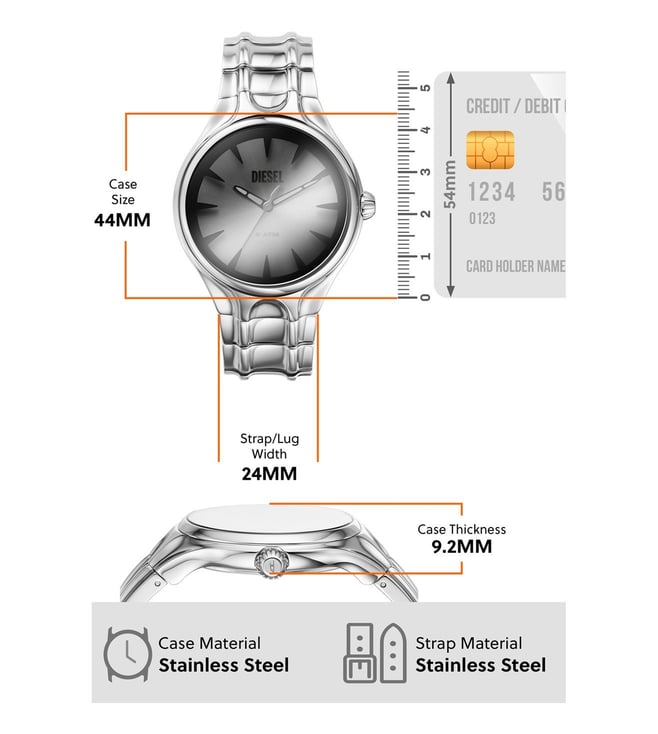 DIESEL Streamline Analog Watch for Men - DZ2205 - KRISHNA WATCH COMPANY