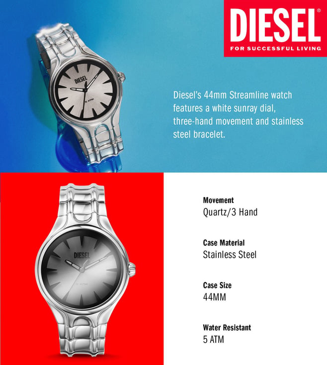 DIESEL Streamline Analog Watch for Men - DZ2205 - KRISHNA WATCH COMPANY