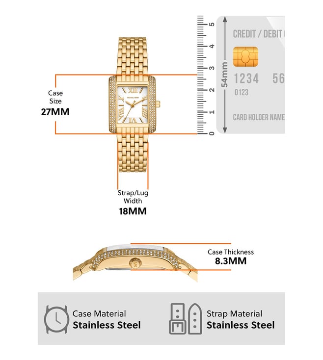 Michael Kors Emery Analog Watch for Women - MK4826 - KRISHNA WATCH COMPANY