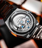 EARNSHAW Drake Dual Time Automatic Watch for Men ES-8291-33 - KRISHNA WATCH COMPANY