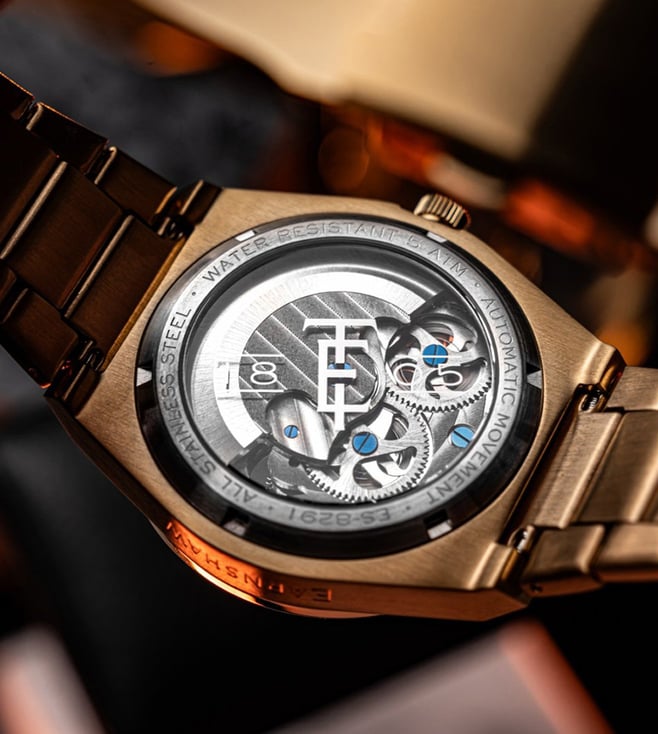EARNSHAW Drake Dual Time Automatic Watch for Men ES-8291-66 - KRISHNA WATCH COMPANY