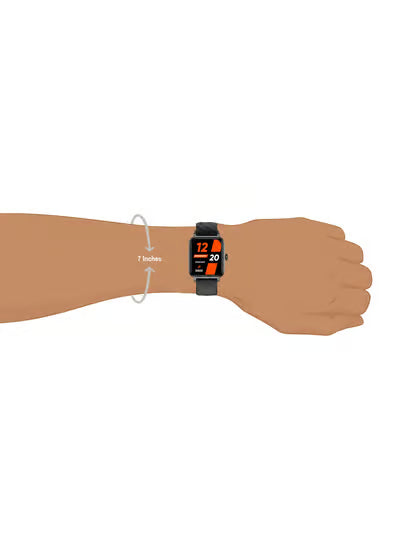 Fastrack Rave FX2 with 4.64 cm UltraVU HD Display, SingleSync BT Calling, Functional Crown with Black Strap 38138pp01 - KRISHNA WATCH COMPANY