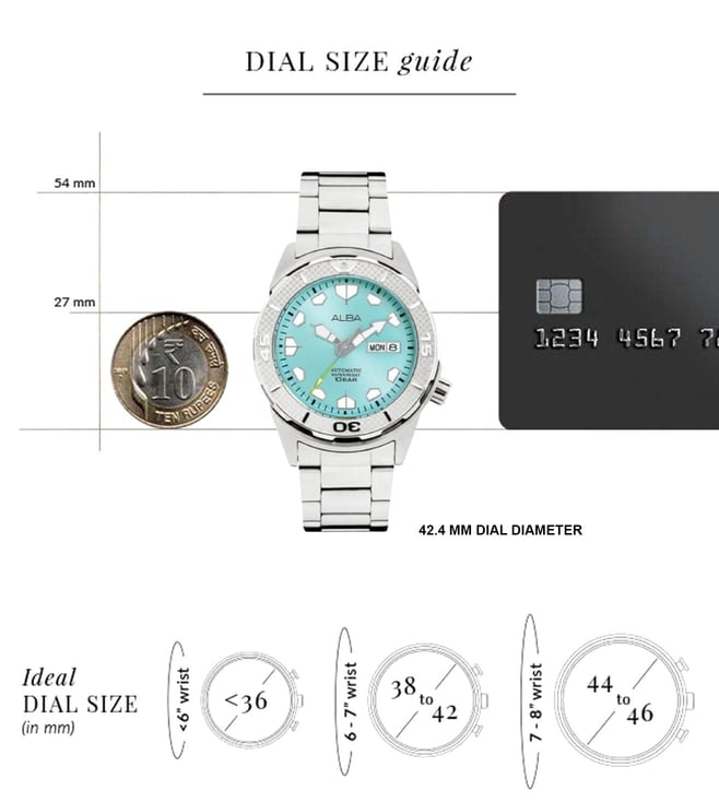 ALBA Automatic Watch for Men AL4563X1 - KRISHNA WATCH COMPANY