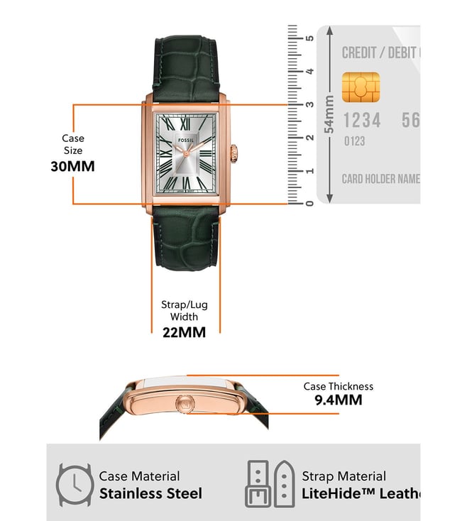 Fossil Carraway Analog Watch for Men FS6077 - KRISHNA WATCH COMPANY