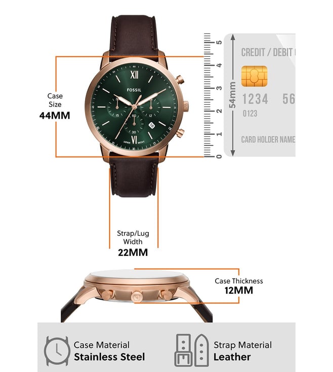 Fossil Neutra Analog Watch for Men FS6073 - KRISHNA WATCH COMPANY