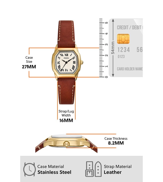 Fossil Harlow Analog Watch for Women - ES5364 - KRISHNA WATCH COMPANY