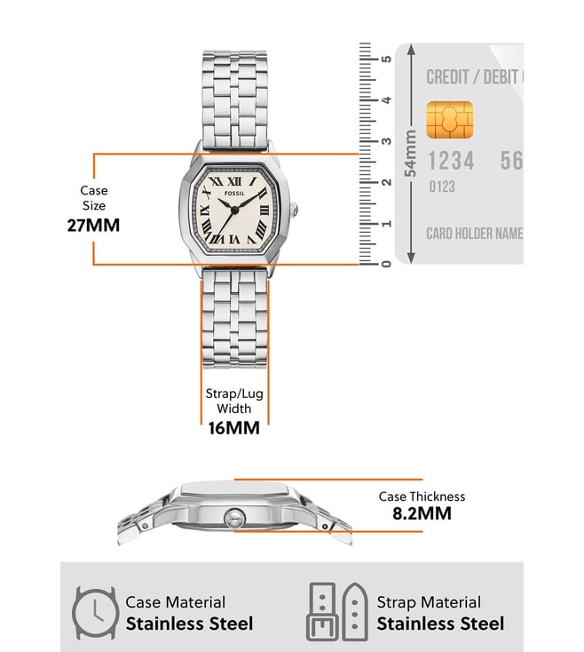 Fossil Harlow Analog Watch for Women - ES5363 - KRISHNA WATCH COMPANY