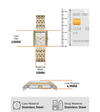 Fossil Raquel Three-Hand Date Two-Tone Stainless Steel Watch ES5368
