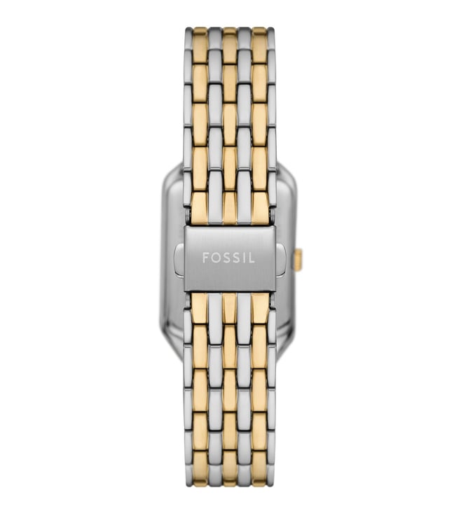 Fossil Raquel Three-Hand Date Two-Tone Stainless Steel Watch ES5368
