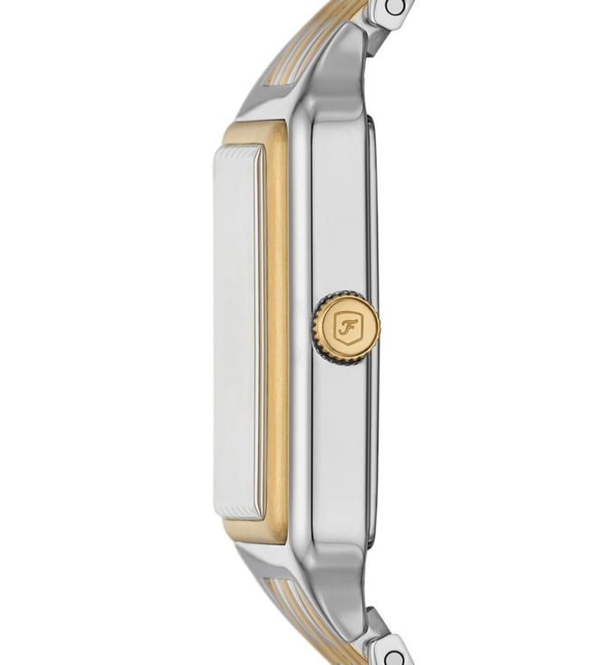 Fossil Raquel Three-Hand Date Two-Tone Stainless Steel Watch ES5368