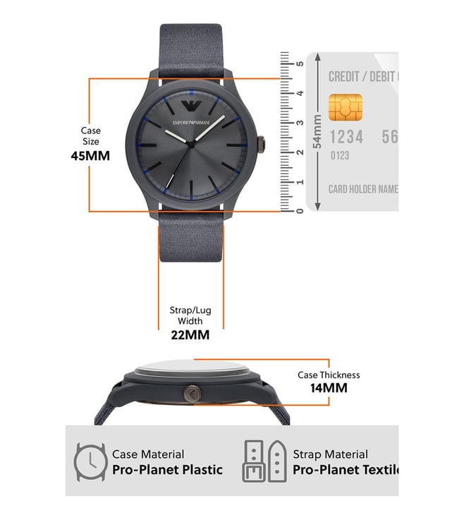 Emporio Armani Analog Watch for Men AR11618 - KRISHNA WATCH COMPANY