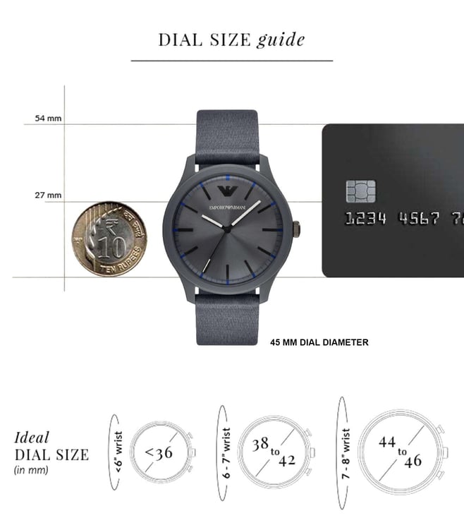 Emporio Armani Analog Watch for Men AR11618 - KRISHNA WATCH COMPANY