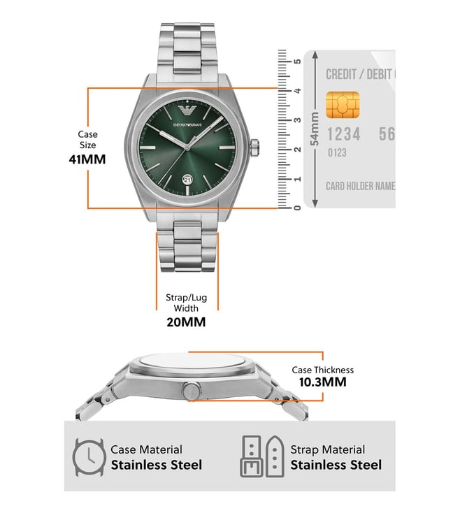 Emporio Armani Analog Watch for Men AR11621 - KRISHNA WATCH COMPANY