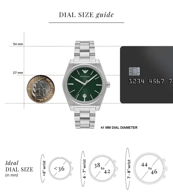 Emporio Armani Analog Watch for Men AR11621 - KRISHNA WATCH COMPANY