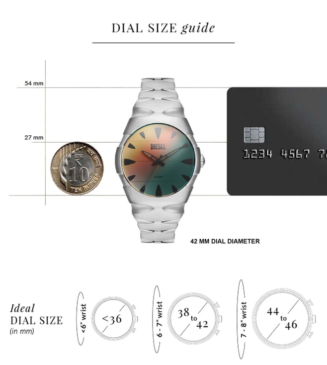 Diesel D-Sruptor Analog Watch for Men - DZ2212 - KRISHNA WATCH COMPANY