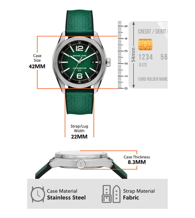 Michael Kors Accelerator 2.0 Analog Watch for Men - MK9173 - KRISHNA WATCH COMPANY