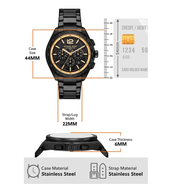Michael Kors Accelerator 2.0 Analog Watch for Men MK9179 - KRISHNA WATCH COMPANY