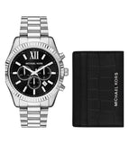 Michael Kors Lexington Analog Watch for Men With Card Holder MK1091SET - KRISHNA WATCH COMPANY