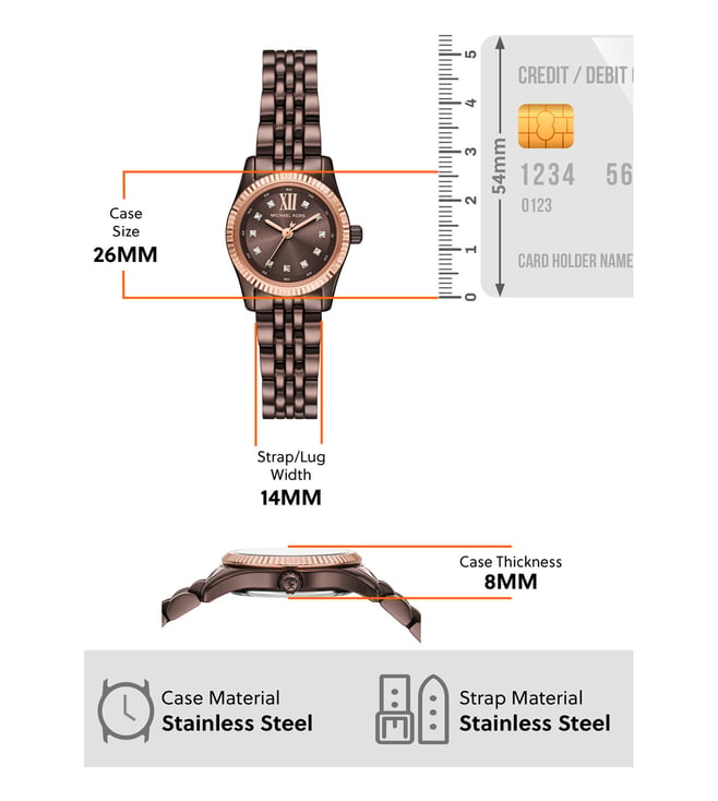 Michael Kors Lexington Analog Watch for Women MK4844 - KRISHNA WATCH COMPANY