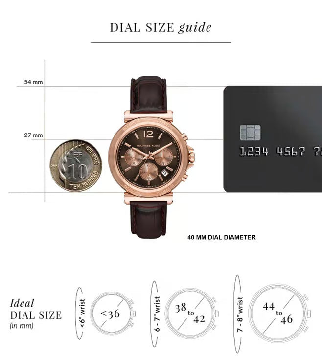 Michael Kors Maren Chronograph Watch for Women - MK7497 - KRISHNA WATCH COMPANY