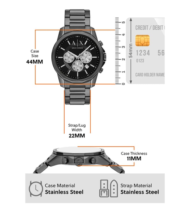 Armani Exchange Chronograph Watch for Men - AX1765 - KRISHNA WATCH COMPANY