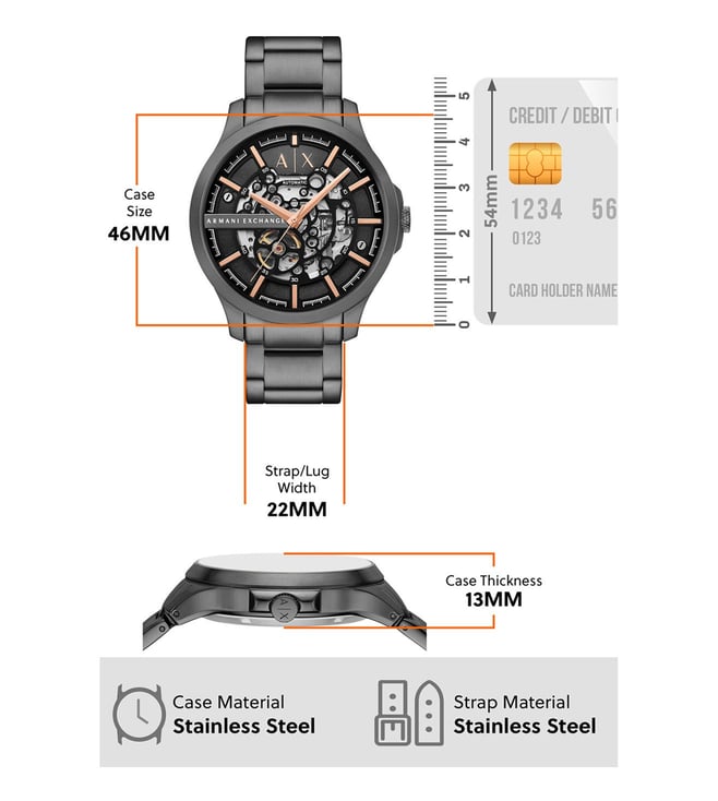 Armani Exchange Automatic Watch for Men - AX2458 - KRISHNA WATCH COMPANY