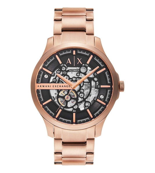 Armani Exchange Men's Automatic Rose Gold-Tone  Watch - AX2456