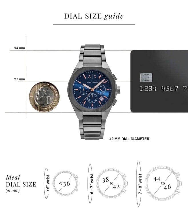 Armani Exchange Chronograph Watch for Men - AX4182 - KRISHNA WATCH COMPANY