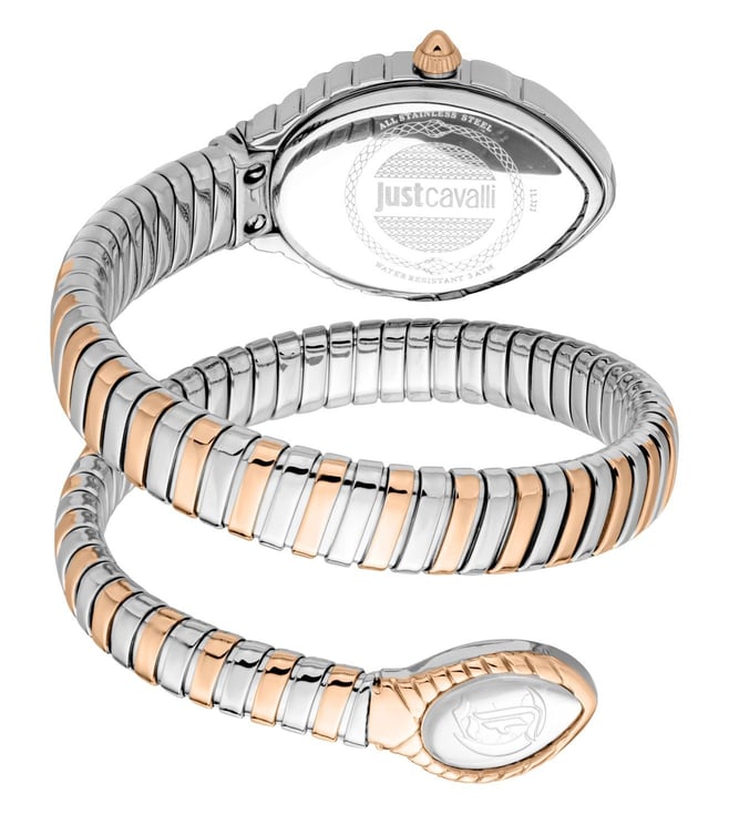 Just Cavalli Unica Snake Analog Watch for Women JC1L322M0065 - KRISHNA WATCH COMPANY
