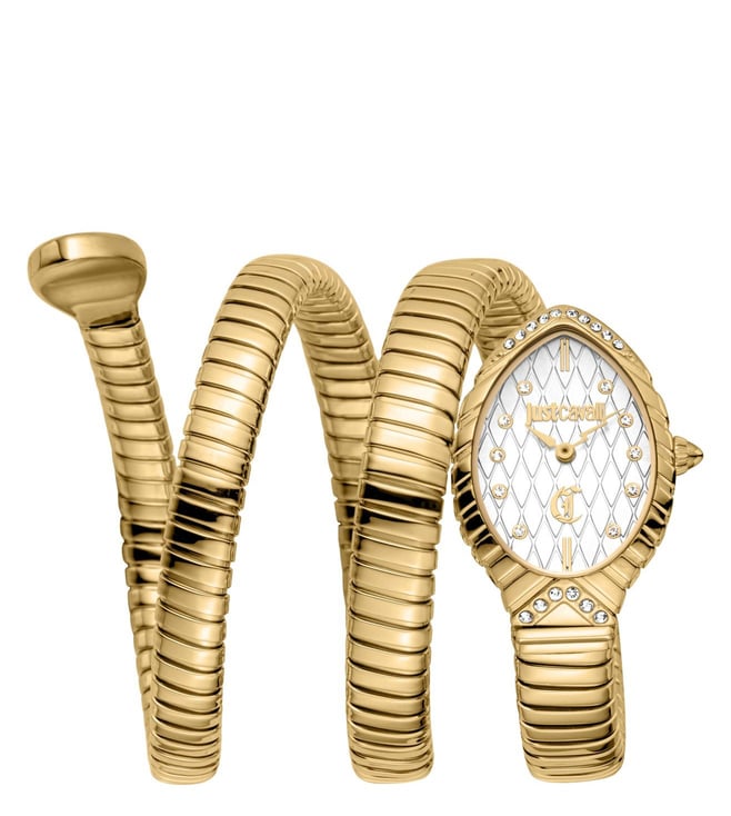 Just Cavalli Specchio Snake Analog Watch for Women JC1L323M0025 - KRISHNA WATCH COMPANY