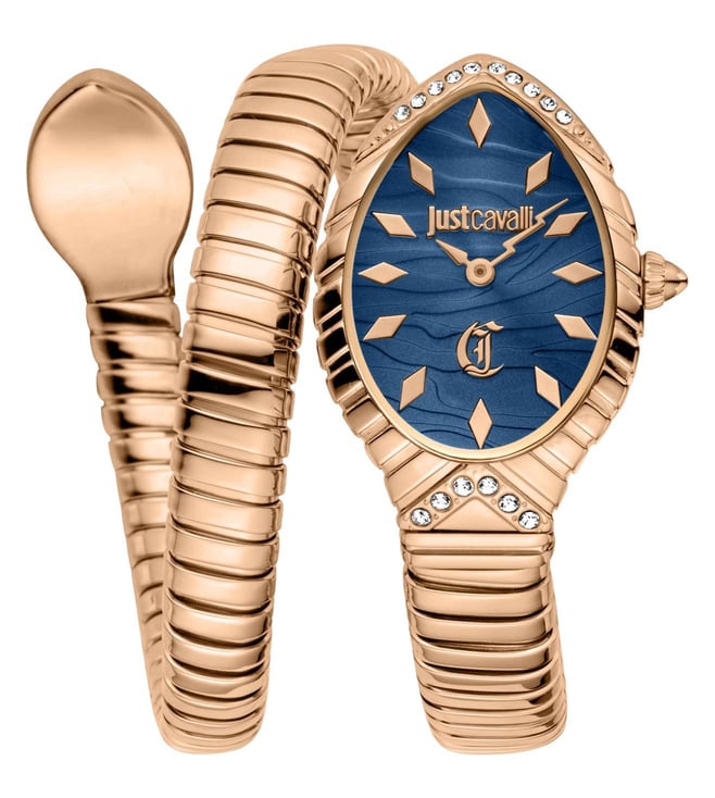 Just Cavalli Unica Snake Analog Watch for Women - JC1L322M0045 - KRISHNA WATCH COMPANY