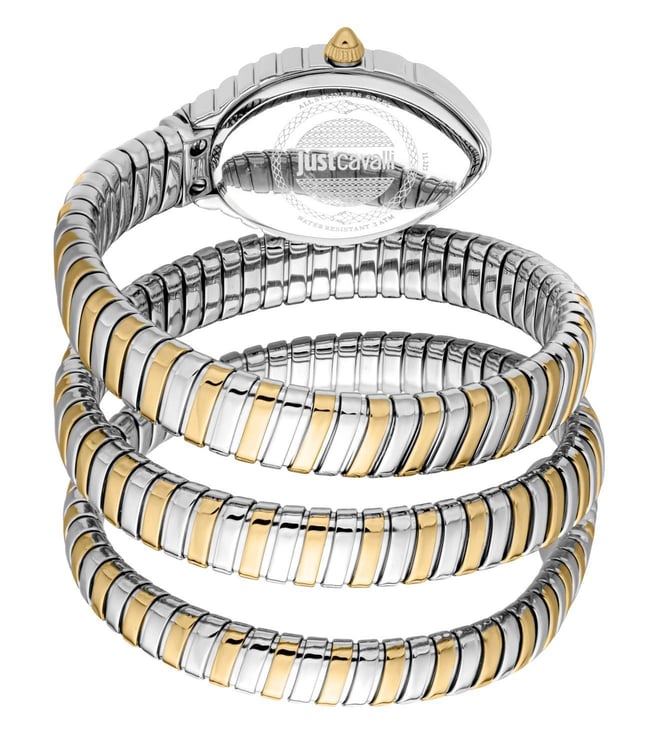 Just Cavalli Specchio Snake Analog Watch for Women JC1L323M0055 - KRISHNA WATCH COMPANY