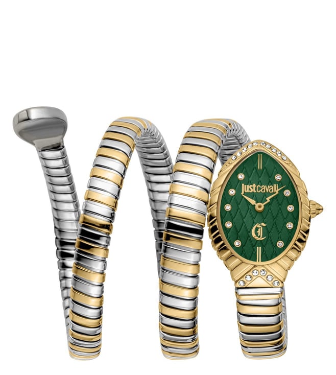 Just Cavalli Specchio Snake Analog Watch for Women JC1L323M0055 - KRISHNA WATCH COMPANY