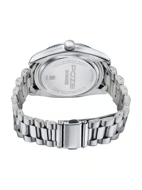 Sonata Poze Quartz Analog Watch For Men sp70043sm01 - KRISHNA WATCH COMPANY