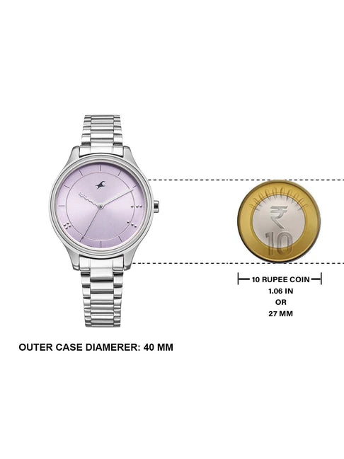 Fastrack Stunners Quartz Analog Watch For Girls - 6296SM01 - KRISHNA WATCH COMPANY