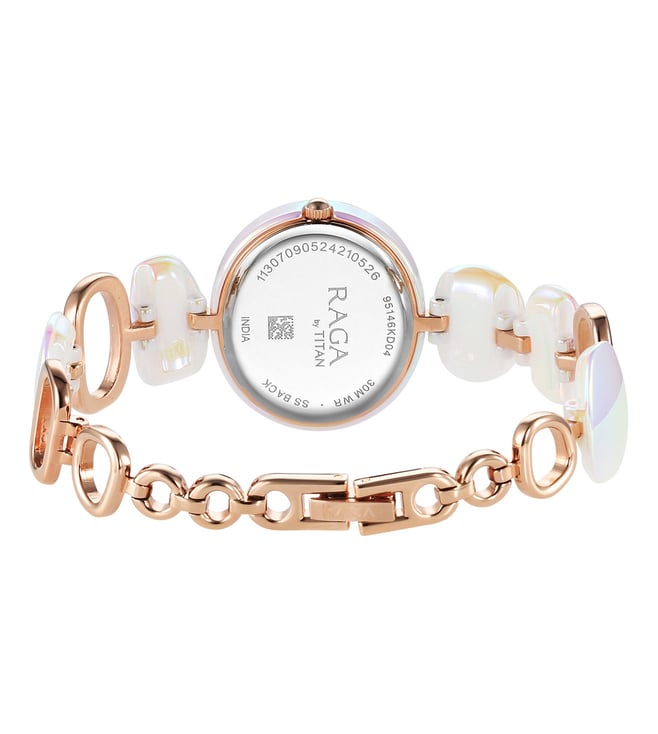 Titan Ceramic s Upgrades Analog Watch for Women 95146KD04 - KRISHNA WATCH COMPANY