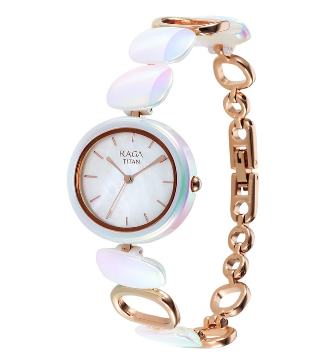 Titan Ceramic s Upgrades Analog Watch for Women 95146KD04 - KRISHNA WATCH COMPANY