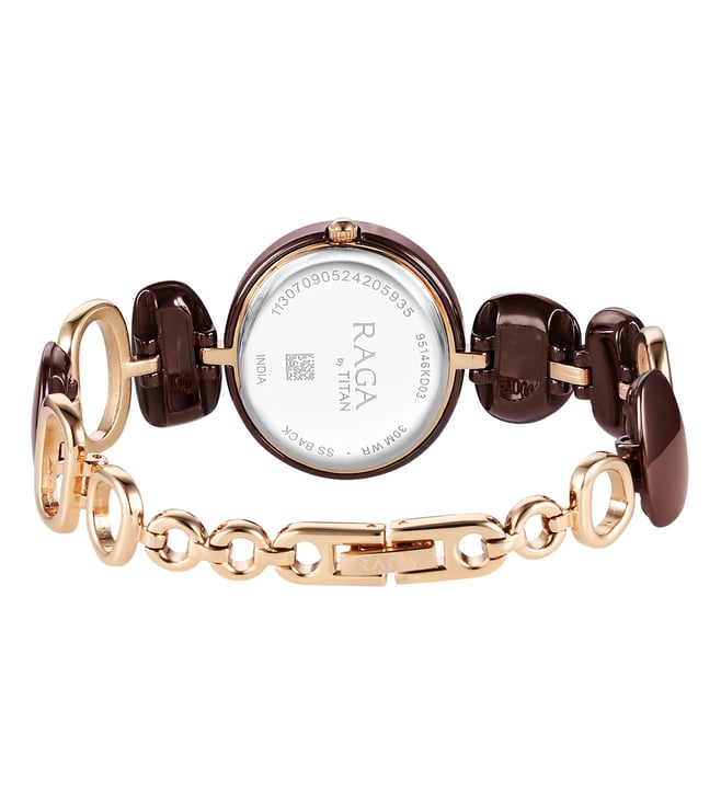 Titan Ceramic s Upgrades Analog Watch for Women 95146KD06 - KRISHNA WATCH COMPANY