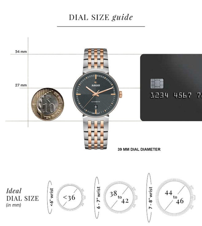 RADO Florence Automatic Unisex 39 mm R48903103 - KRISHNA WATCH COMPANY